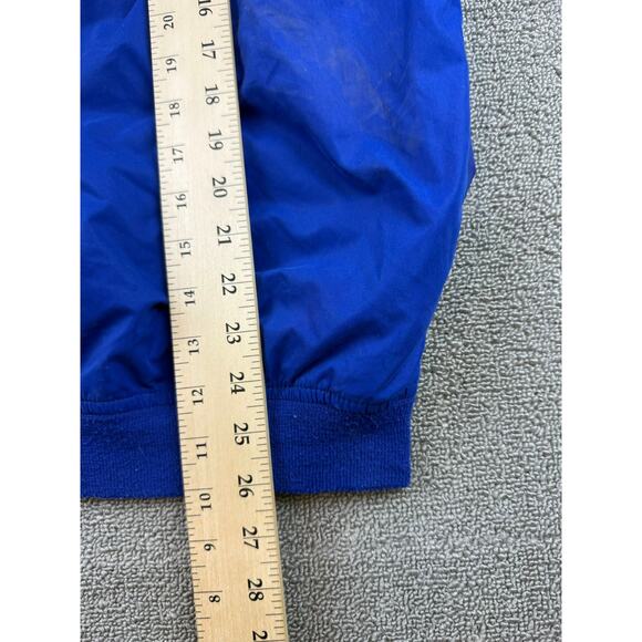 Vintage 1996 M&M Jacket Men's Medium Blue Embroidered Planet Mars Taiwan Made - Picture 7 of 10